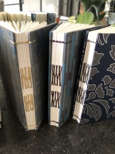 Carnet reliure croisée